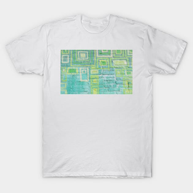 Aqua & Lime T-Shirt by srwdesign